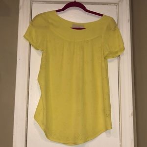 Anthropologie cut out blouse